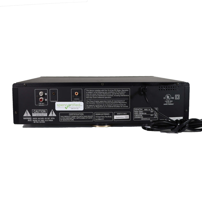 Denon DCM-280 5 Disc Carousel Automatic CD Changer-Electronics-SpenCertified-vintage-refurbished-electronics