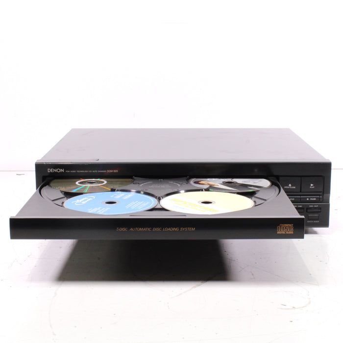 Denon DCM-320 5-Disc CD Changer Automatic Disc Loading System (1991)-CD Players & Recorders-SpenCertified-vintage-refurbished-electronics