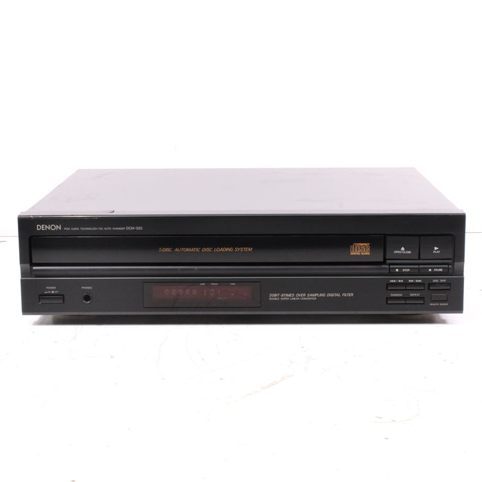Denon DCM-320 5-Disc CD Changer Automatic Disc Loading System (1991)-CD Players & Recorders-SpenCertified-vintage-refurbished-electronics