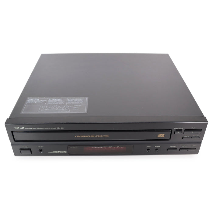 Denon DCM-360 5-Disc Carousel CD Player-Electronics-SpenCertified-refurbished-vintage-electonics