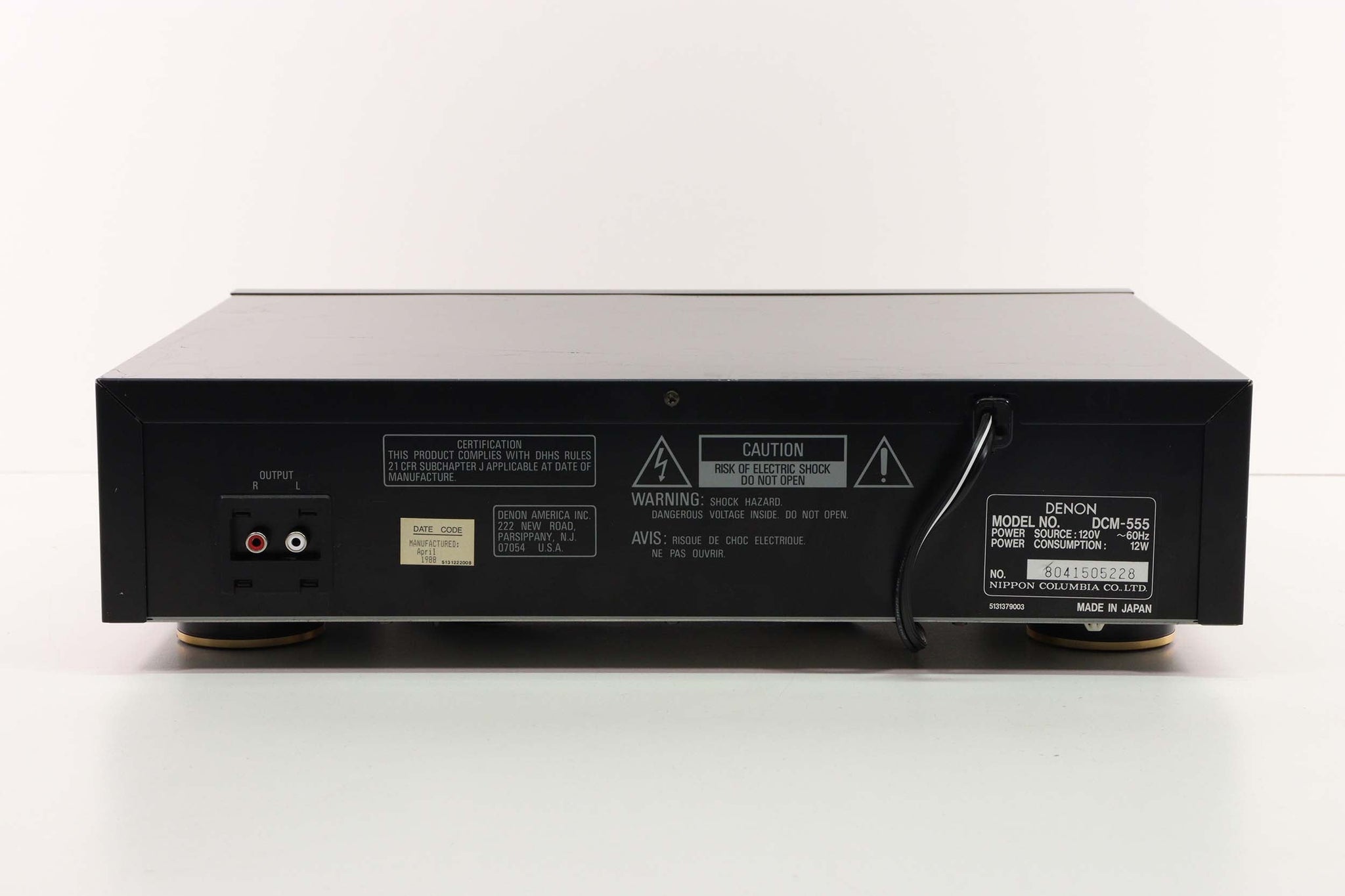 Denon DCM555 6Disc Magazine Style CD Auto Changer (DOESN'T READ DISC