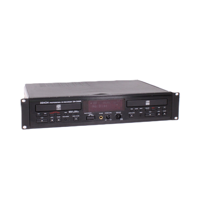 Denon DN-C550R Professional Dual CD-R/CD-RW Compact Disc Recorder (2002)-DVD & Blu-ray Players-SpenCertified-vintage-refurbished-electronics