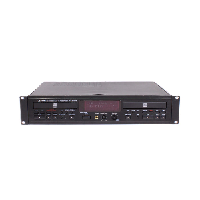 Denon DN-C550R Professional Dual CD-R/CD-RW Compact Disc Recorder (2002)-DVD & Blu-ray Players-SpenCertified-vintage-refurbished-electronics