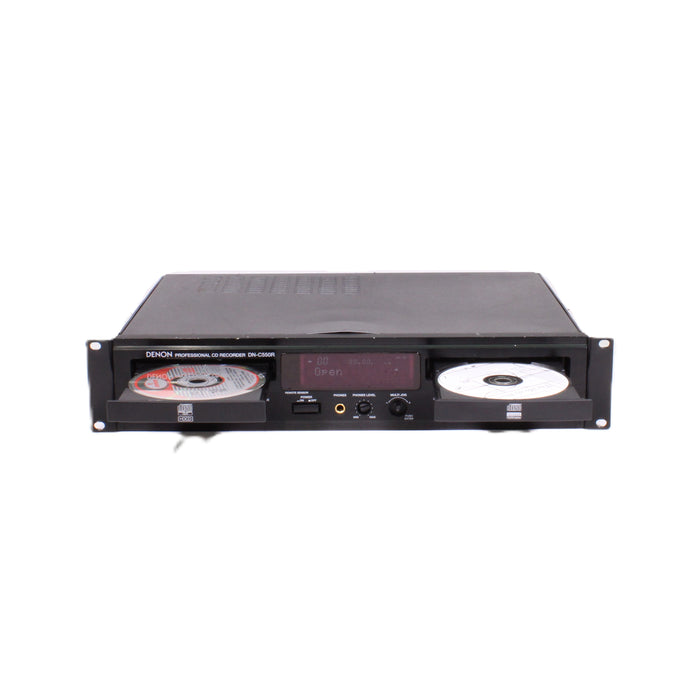 Denon DN-C550R Professional Dual CD-R/CD-RW Compact Disc Recorder (2002)-DVD & Blu-ray Players-SpenCertified-vintage-refurbished-electronics