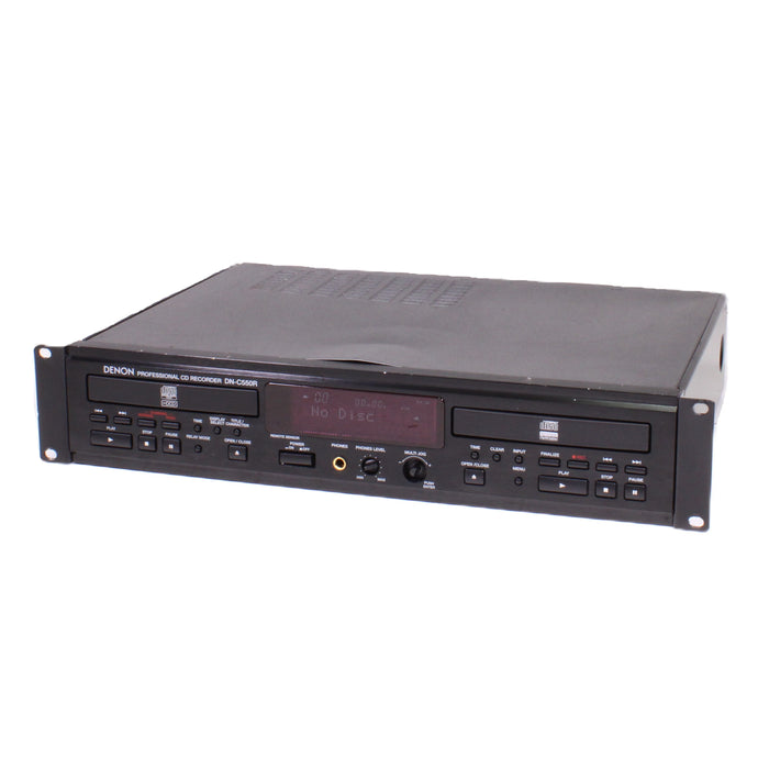 Denon DN-C550R Professional Dual CD-R/CD-RW Compact Disc Recorder (2002)-DVD & Blu-ray Players-SpenCertified-vintage-refurbished-electronics