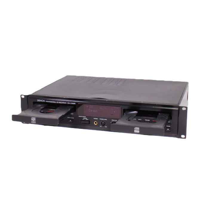 Denon DN-C550R Professional Dual CD-R/CD-RW Compact Disc Recorder (2002)-DVD & Blu-ray Players-SpenCertified-vintage-refurbished-electronics