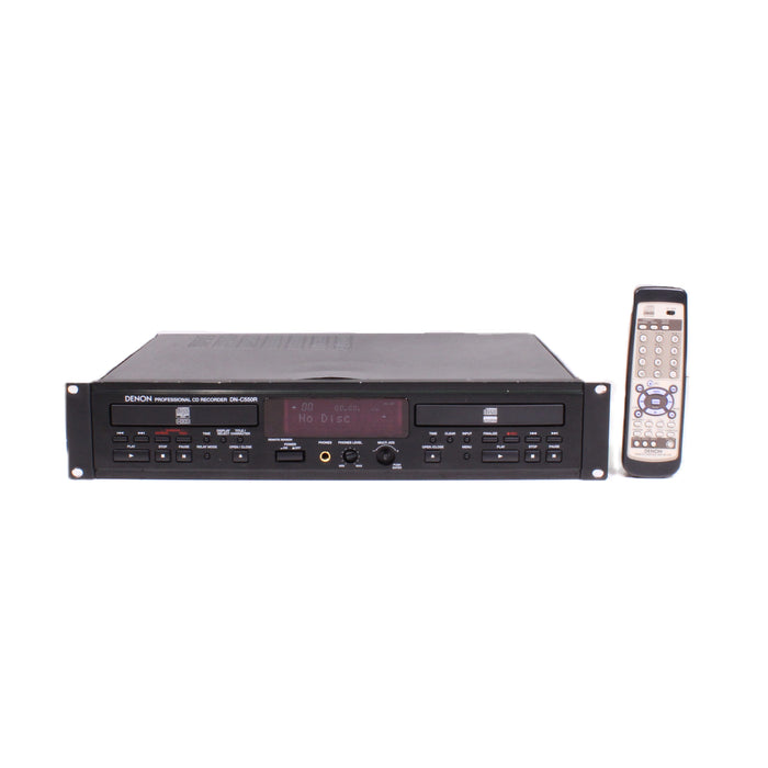 Denon DN-C550R Professional Dual CD-R/CD-RW Compact Disc Recorder (2002)-DVD & Blu-ray Players-SpenCertified-vintage-refurbished-electronics