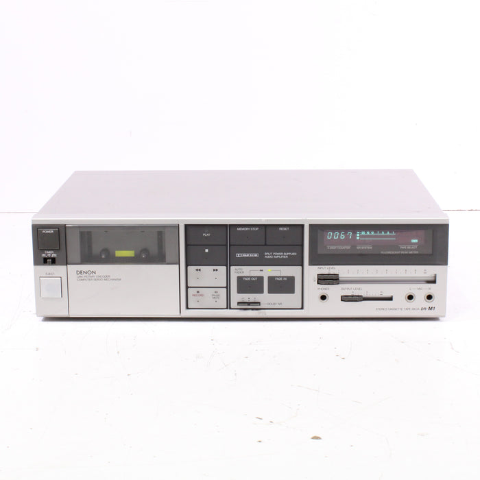 Denon DR-M1 Dolby B-C NR Stereo Cassette Tape Deck (1983)-Cassette Players & Recorders-SpenCertified-vintage-refurbished-electronics