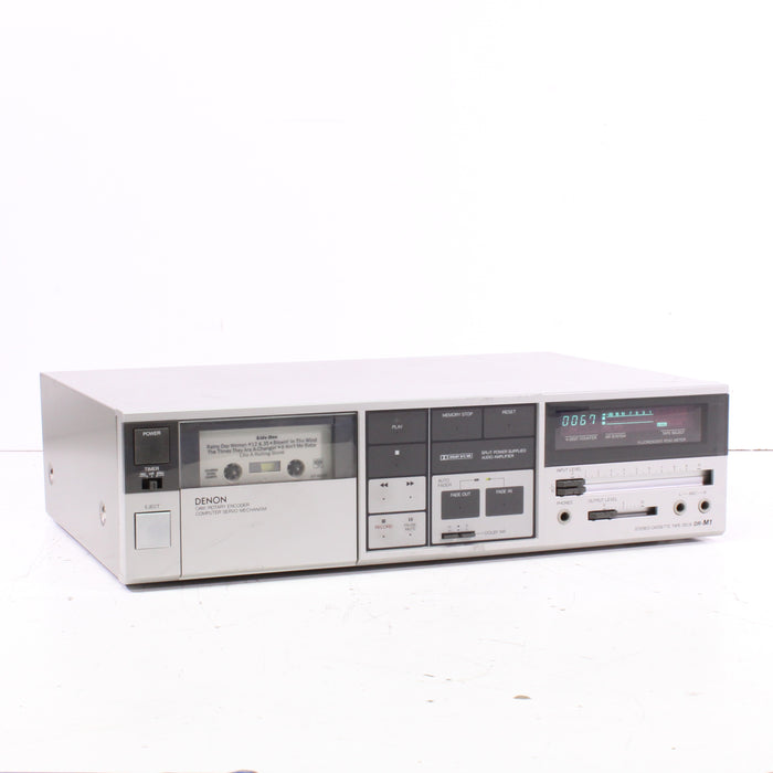 Denon DR-M1 Dolby B-C NR Stereo Cassette Tape Deck (1983)-Cassette Players & Recorders-SpenCertified-vintage-refurbished-electronics