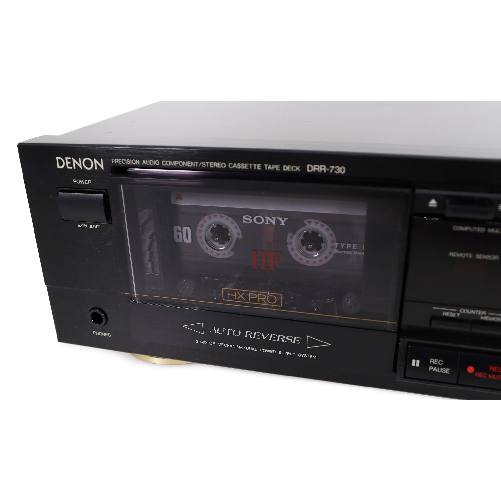 Denon DRR730 Single Deck Cassette Player with Auto Reverse