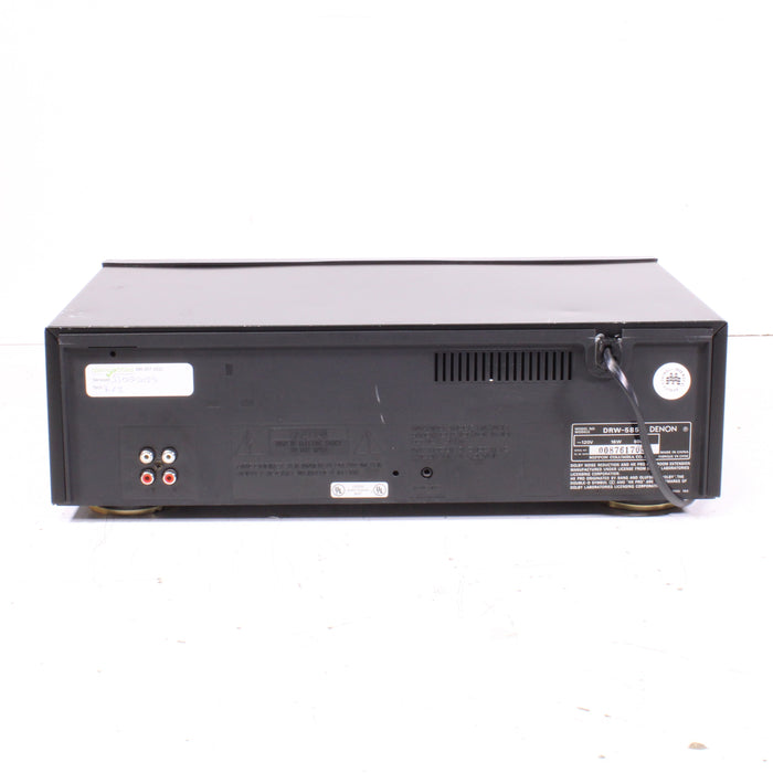 Denon DRW-585 Double Cassette Deck Auto-Reverse Dolby B/C HX-Pro (1999-03)-Cassette Players & Recorders-SpenCertified-vintage-refurbished-electronics