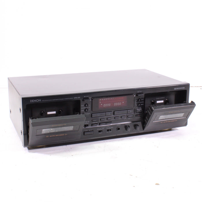 Denon DRW-585 Double Cassette Deck Auto-Reverse Dolby B/C HX-Pro (1999-03)-Cassette Players & Recorders-SpenCertified-vintage-refurbished-electronics