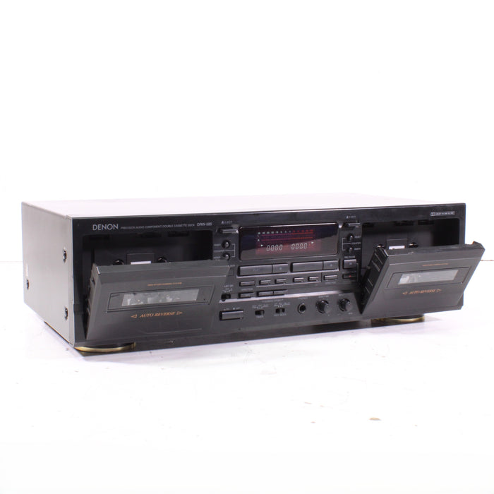 Denon DRW-585 Double Cassette Deck Auto-Reverse Dolby B/C HX-Pro (1999-03)-Cassette Players & Recorders-SpenCertified-vintage-refurbished-electronics