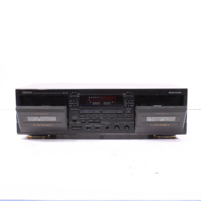 Denon DRW-585 Double Cassette Deck Auto-Reverse Dolby B/C HX-Pro (1999-03)-Cassette Players & Recorders-SpenCertified-vintage-refurbished-electronics