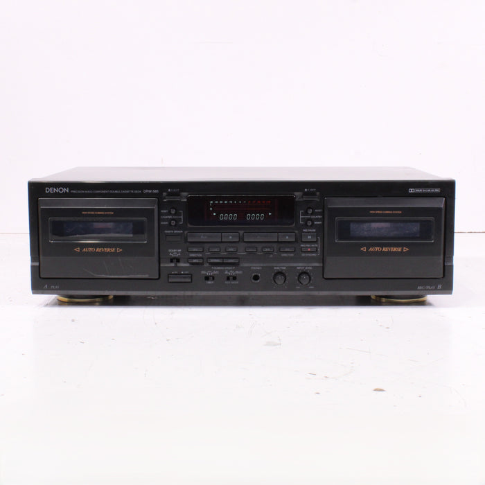 Denon DRW-585 Double Cassette Deck Auto-Reverse Dolby B/C HX-Pro (1999-03)-Cassette Players & Recorders-SpenCertified-vintage-refurbished-electronics