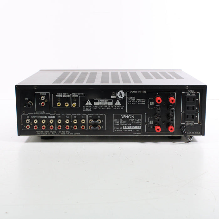 Denon PMA-500V Solid State Integrated Amplifier-Integrated Amplifiers-SpenCertified-vintage-refurbished-electronics