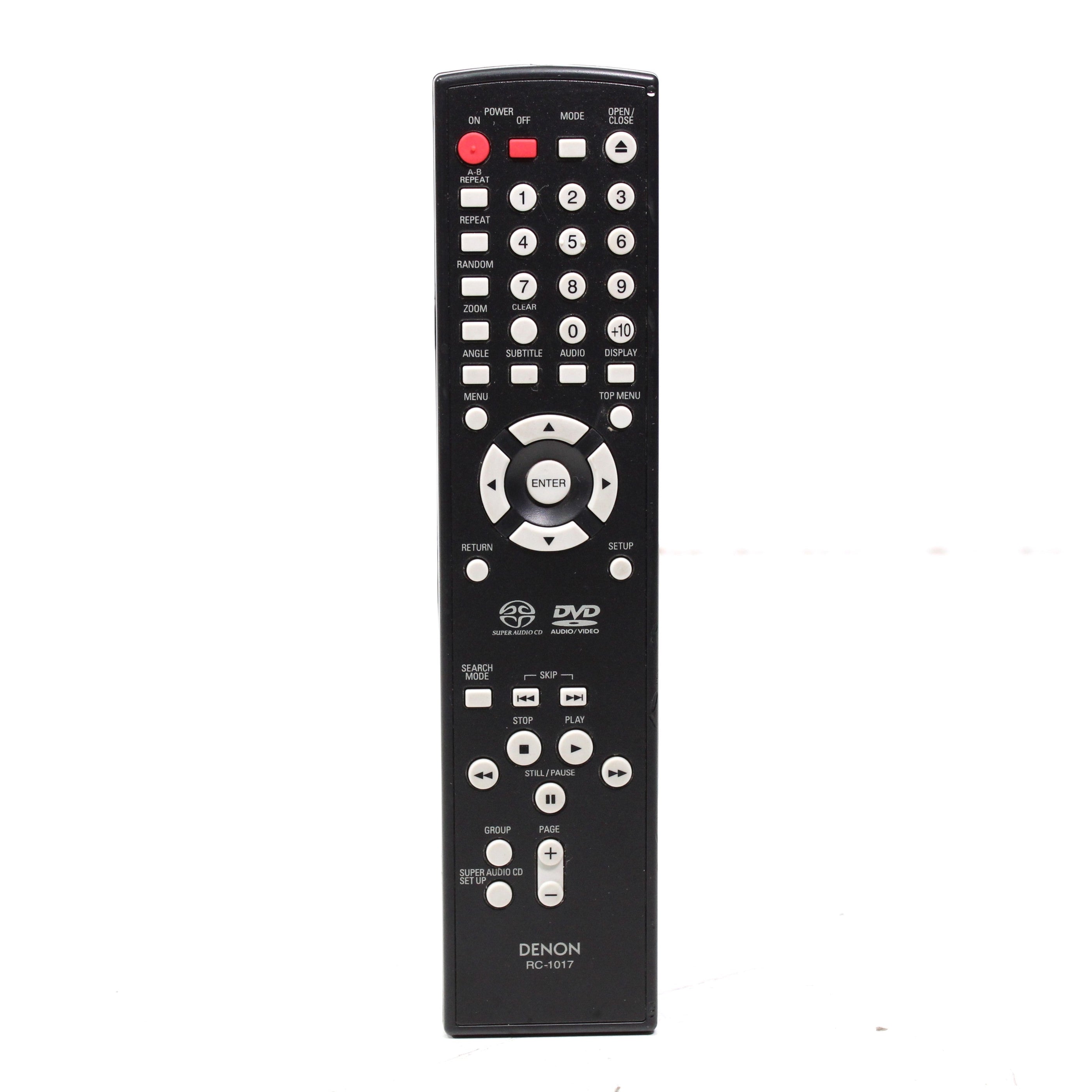 Denon RC-1017 Remote Control for DVD Player DVD-1920 and More ...