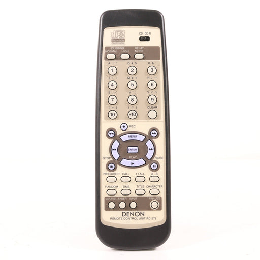 Denon RC-278 Remote for CD player CDR-W1500 and more-Remote Controls-SpenCertified-vintage-refurbished-electronics