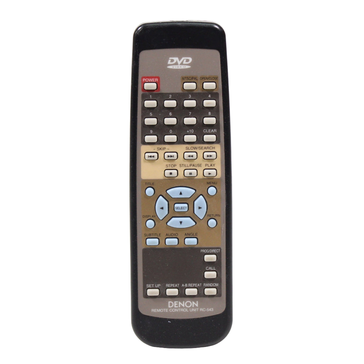 Denon RC-543 Remote Control for DVD Player DVD-1000 DVD-1500 ...