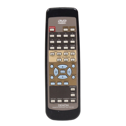 Denon RC-543 Remote Control for DVD Player DVD-1000 DVD-1500-Remote Controls-SpenCertified-vintage-refurbished-electronics