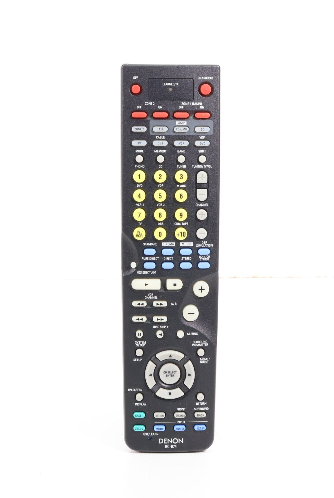 Denon RC-974 OEM Remote Control for AVC2390 AVR-2805 AVR-985 store Receiver