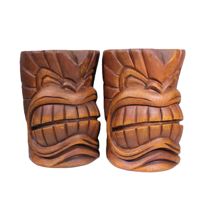 Design Toscano Kanaloa Teeth Grand Tiki Sculptural Side Table (PICKUP ONLY)-shelving-SpenCertified-vintage-refurbished-electronics