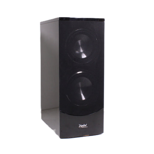 Digital Research DA-V Passive Home Theater Subwoofer Dual Silver Woofers 200W RMS-Speakers-SpenCertified-vintage-refurbished-electronics