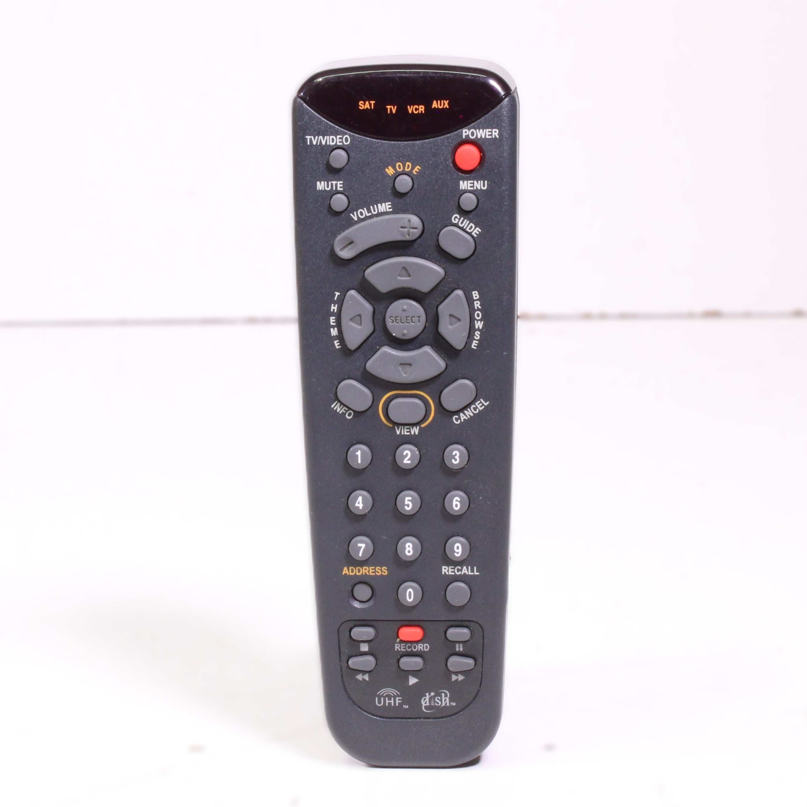 Dish Network 123470977AF Remote Control for Satellite Receiver ...