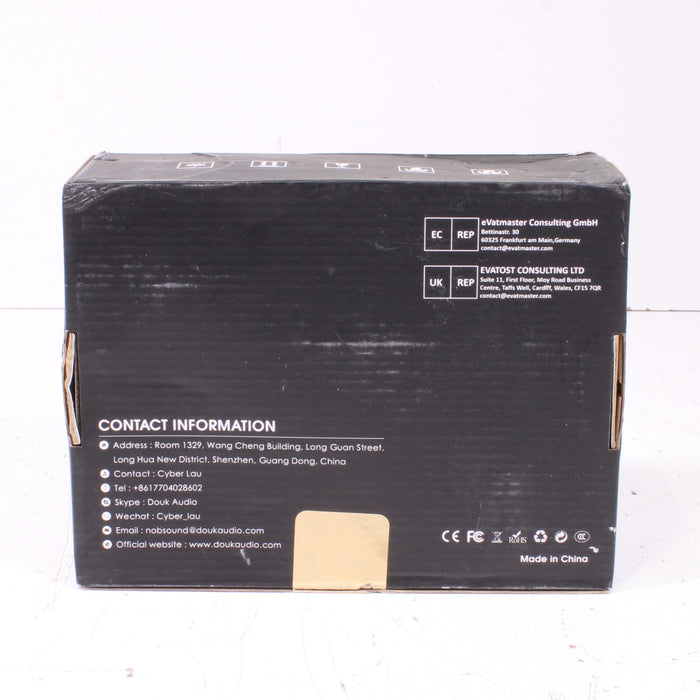 Douk Audio VU3 Dual Analog VU Meter 2-Way Amplifier / Speaker Audio Switcher (ORIGINAL BOX)-Audio Switcher-SpenCertified-vintage-refurbished-electronics