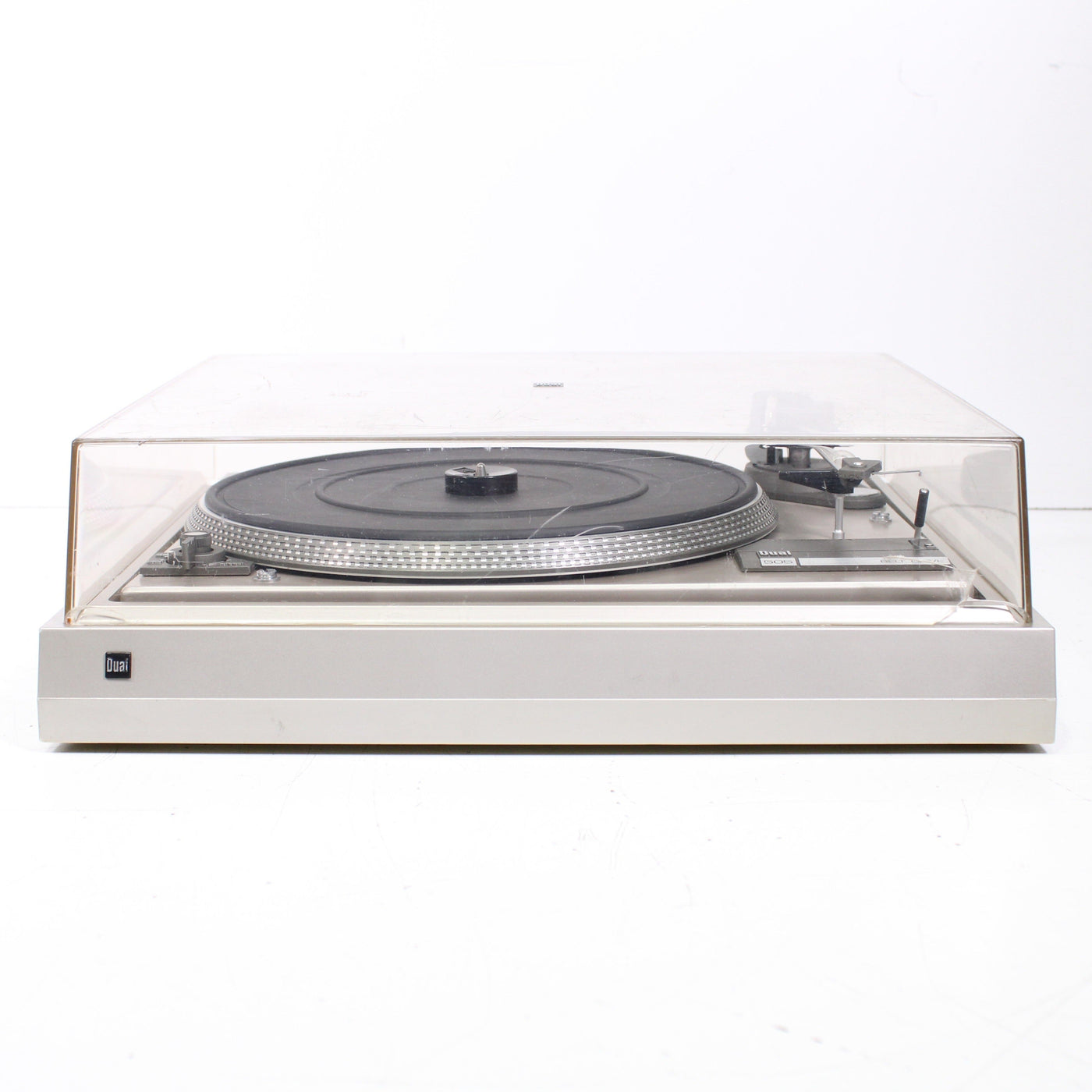 Dual CS 505-1 2-Speed Belt-Drive Turntable Silver — SpenCertified