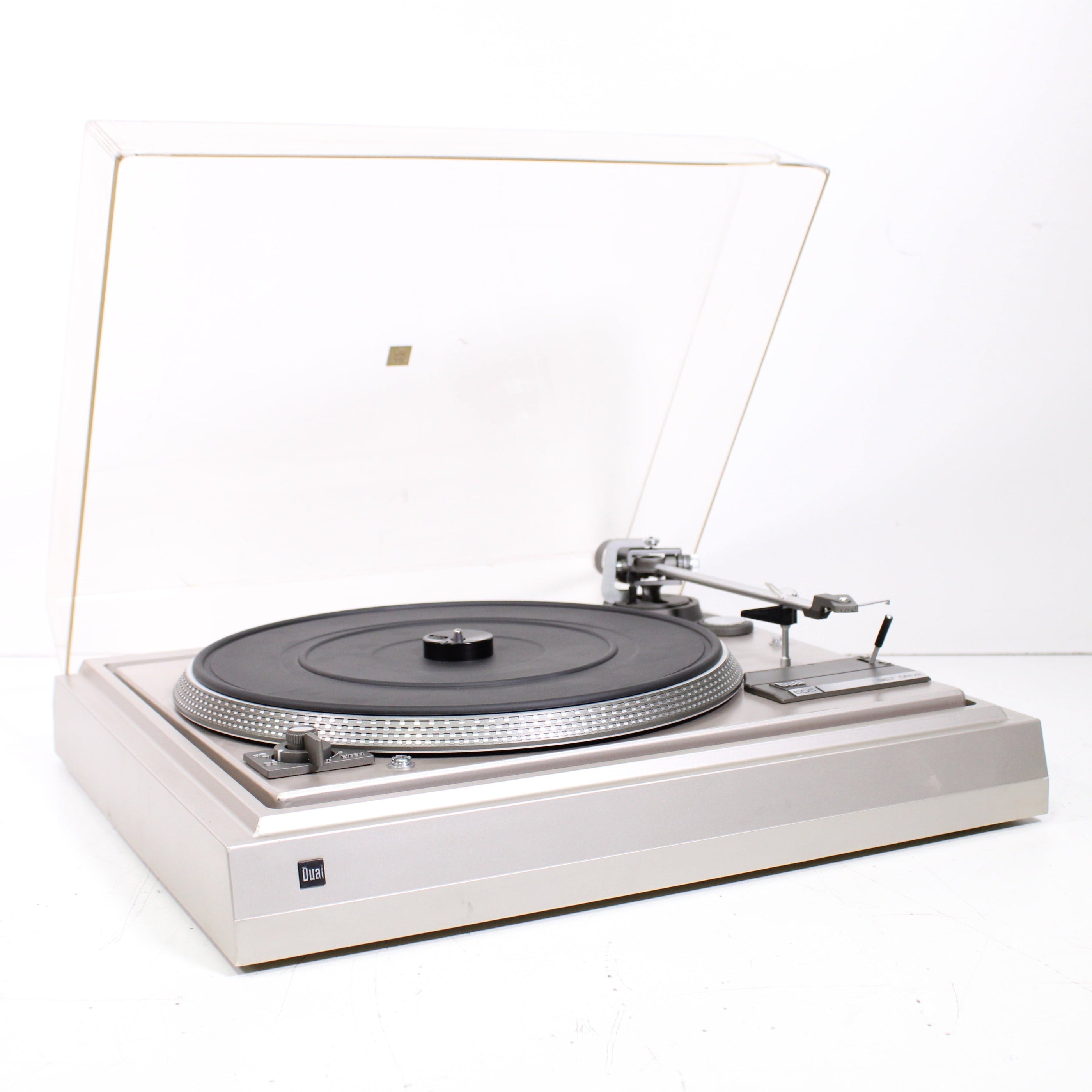 Dual CS 505-1 2-Speed Belt-Drive Turntable Silver — SpenCertified