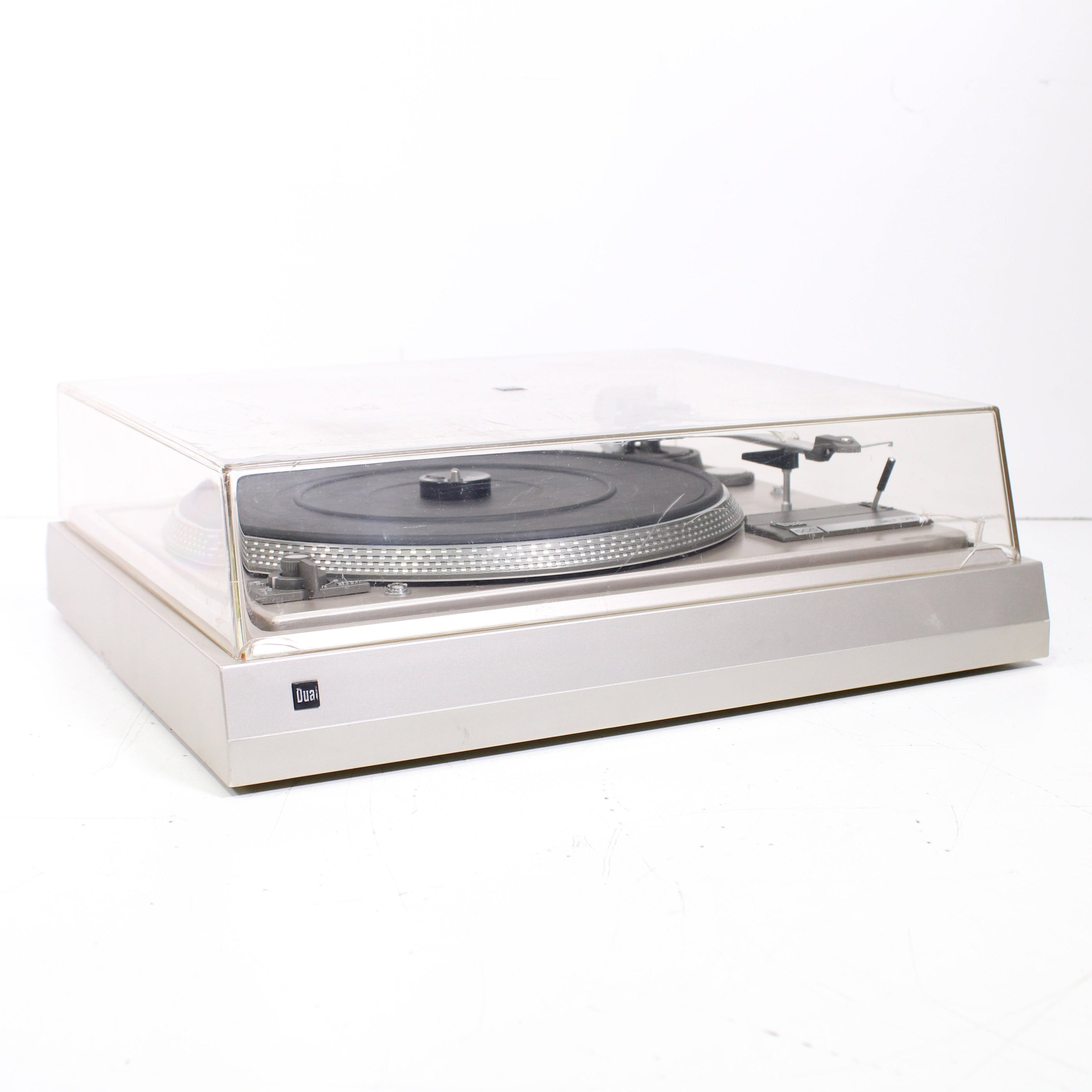 Dual CS 505-1 2-Speed Belt-Drive Turntable Silver — SpenCertified