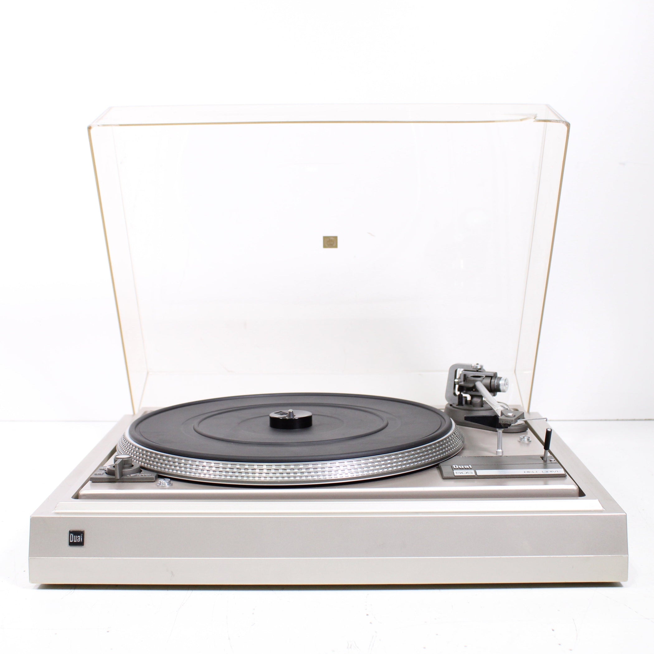 Dual CS 505-1 2-Speed Belt-Drive Turntable Silver — SpenCertified