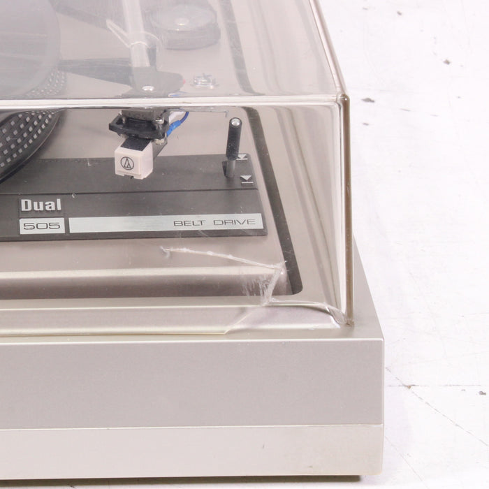 Dual CS 505-1 Belt Drive Semi-Automatic Turntable Silver-Turntables & Record Players-SpenCertified-vintage-refurbished-electronics