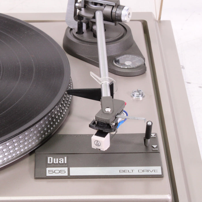 Dual CS 505-1 Belt Drive Semi-Automatic Turntable Silver-Turntables & Record Players-SpenCertified-vintage-refurbished-electronics