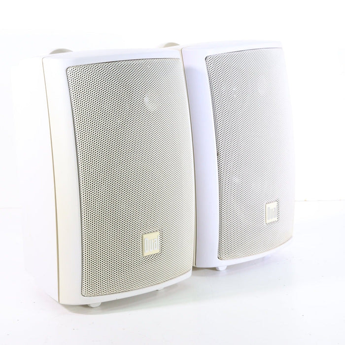 Dual LU43PW 3-Way High Performance Indoor Outdoor Speaker Pair (White)-Speakers-SpenCertified-vintage-refurbished-electronics