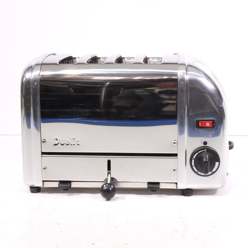 Dualit 4BR/84 Classic 4-Slice Wide-Slot Pop-Up Toaster Silver Chrome-Toaster-SpenCertified-vintage-refurbished-electronics