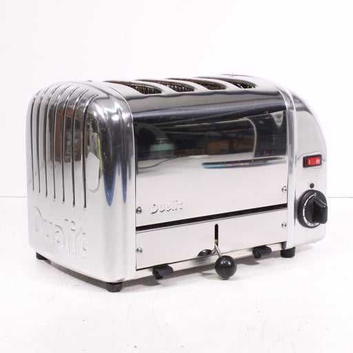 Dualit 4BR/84 Classic 4-Slice Wide-Slot Pop-Up Toaster Silver Chrome-Toaster-SpenCertified-vintage-refurbished-electronics