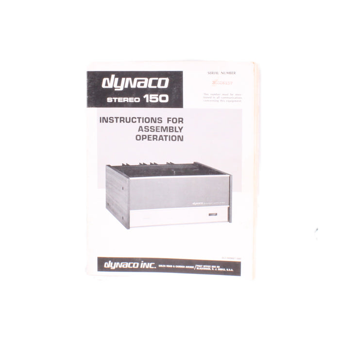 Dynaco Stereo 150 Stereo Power Amplifier 75WPC Wood Side Panels-Preamps-SpenCertified-vintage-refurbished-electronics