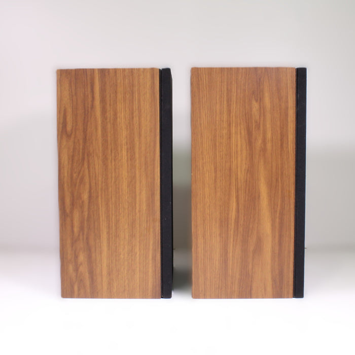 ESS HD Series Vintage 2-Way Speakers 8-Inch Woofers Horn Tweeters Walnut Pair-Speakers-SpenCertified-vintage-refurbished-electronics