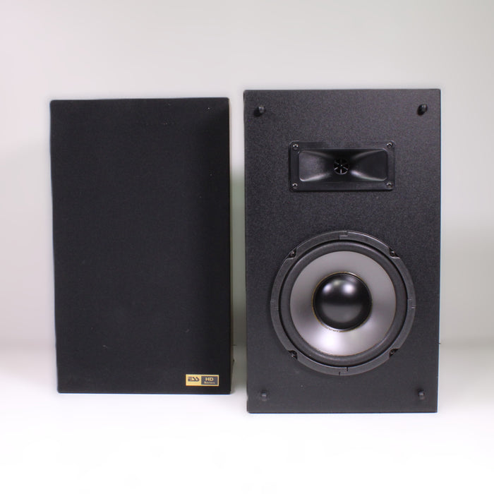 ESS HD Series Vintage 2-Way Speakers 8-Inch Woofers Horn Tweeters Walnut Pair-Speakers-SpenCertified-vintage-refurbished-electronics