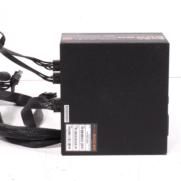 EVGA 600 BQ 110-BQ-0600-K1 600W Semi Modular Power Supply FDB Fan-Computer Components-SpenCertified-vintage-refurbished-electronics