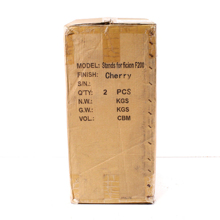eFiction F200 Rare Cherry Wood Bookshelf Speaker Pair in Factory Boxes (NEW, UNOPENED)-Speakers-SpenCertified-vintage-refurbished-electronics
