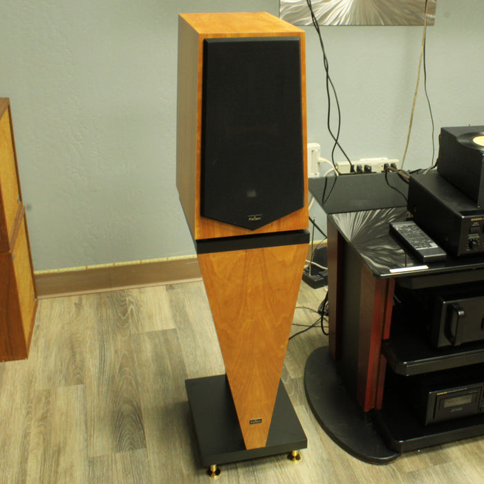 Eficion F200 Rare Cherry Wood Bookshelf Speaker Pair in Factory Boxes (NEW, UNOPENED)-Speakers-SpenCertified-vintage-refurbished-electronics
