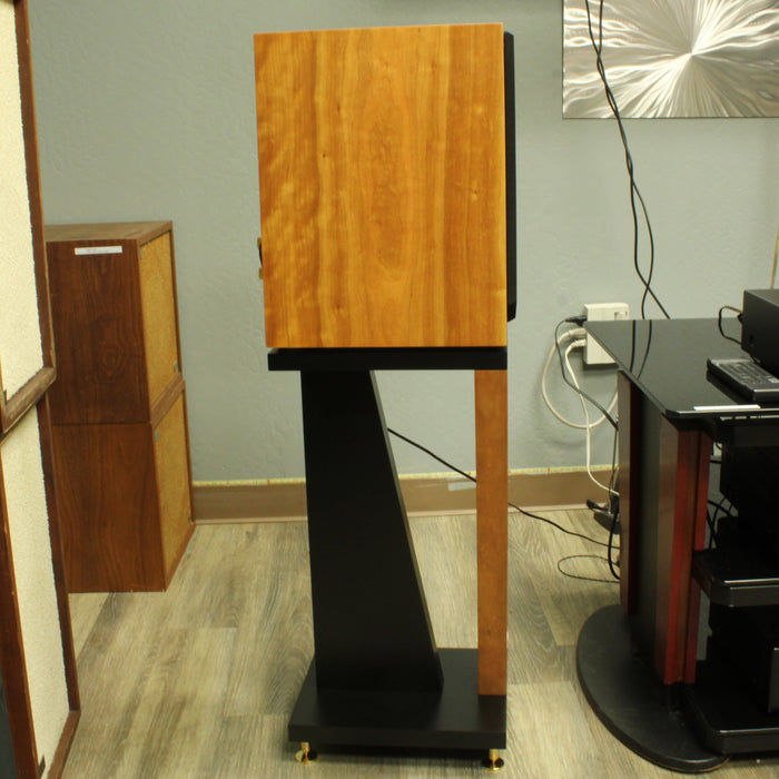Eficion F200 Rare Cherry Wood Bookshelf Speaker Pair in Factory Boxes (NEW, UNOPENED)-Speakers-SpenCertified-vintage-refurbished-electronics