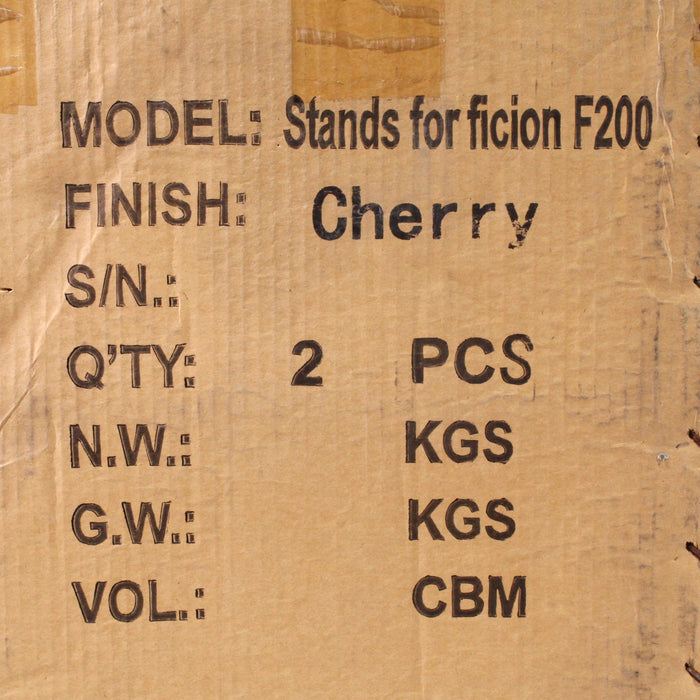 eFiction F200 Rare Cherry Wood Bookshelf Speaker Pair in Factory Boxes (NEW, UNOPENED)-Speakers-SpenCertified-vintage-refurbished-electronics