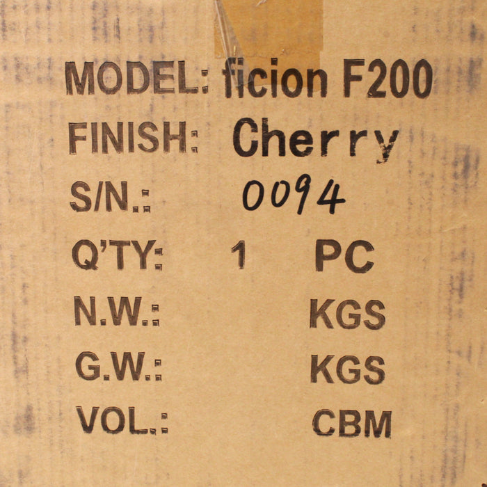 eFiction F200 Rare Cherry Wood Bookshelf Speaker Pair in Factory Boxes (NEW, UNOPENED)-Speakers-SpenCertified-vintage-refurbished-electronics