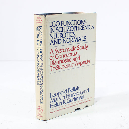 Ego Functions in Schizophrenics, Neurotics, and Normals by Bellak, Hurvich, and Gediman Hardcover Book (1973)-Books-SpenCertified-vintage-refurbished-electronics