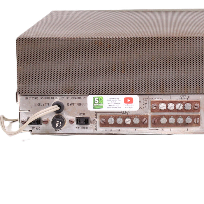 Eico ST-70 Stereo Tube Integrated Amplifier 35WPC Dual Phono (AS-IS??)-Audio Amplifiers-SpenCertified-vintage-refurbished-electronics