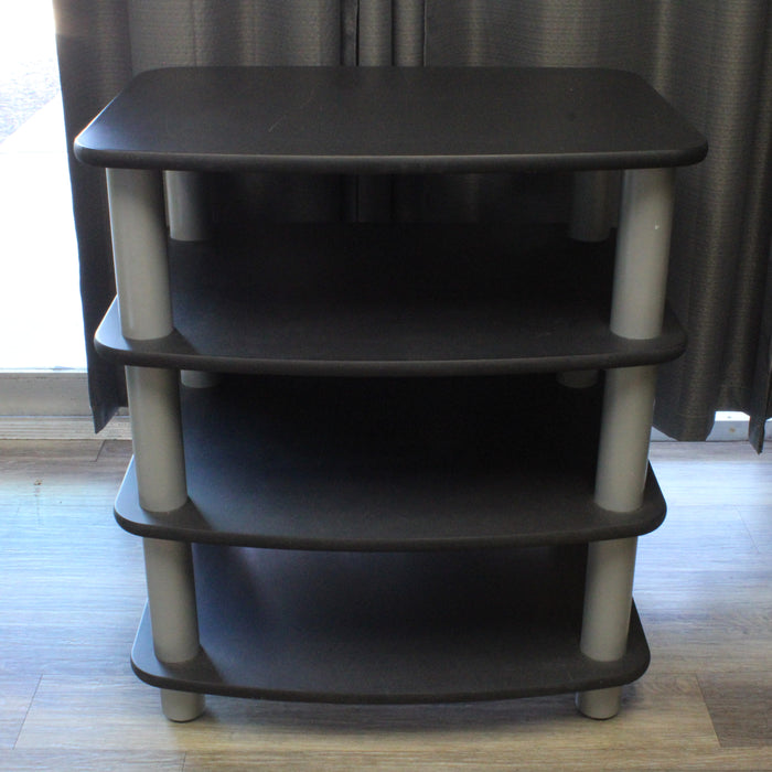 Electronics Audio Video Rack Assembled 4-Shelf Shelving Unit-shelving-SpenCertified-vintage-refurbished-electronics